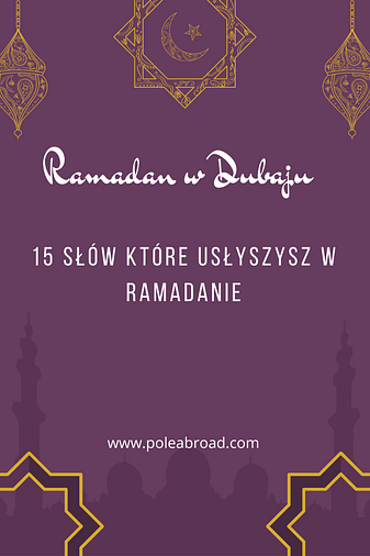 15 słow które usłyszysz w Ramadanie